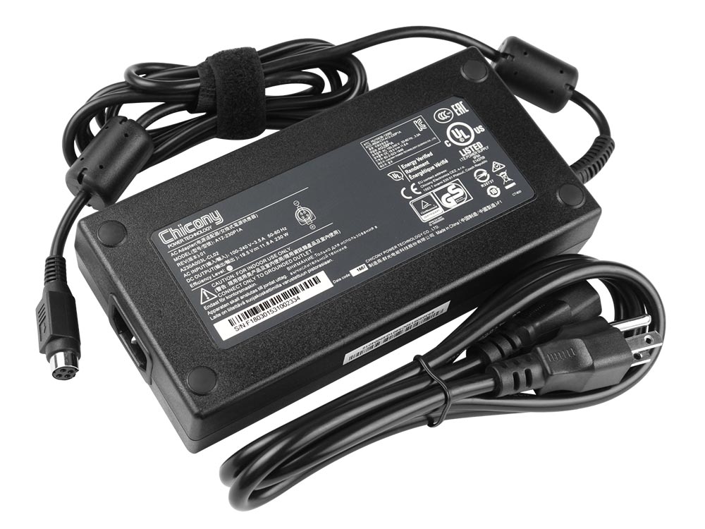 (image for) 230W Dell Alienware Aurora M7700 AC Adapter Charger Power Cord