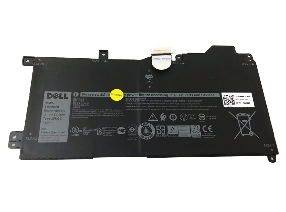 (image for) Original 4750mAh 38Wh Battery Dell 09NTKM D9J00