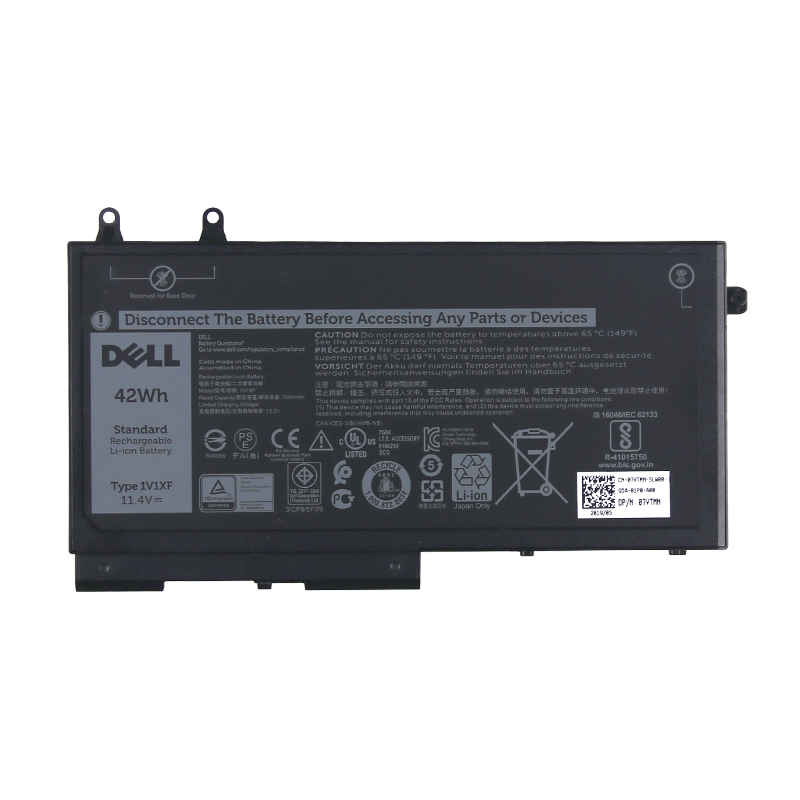 (image for) Original 2700mAh 42Wh Battery Dell 1V1XF 27W58