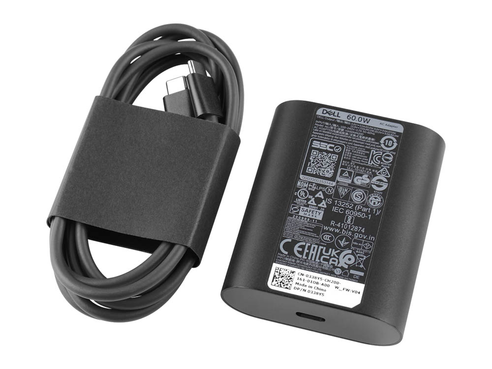 (image for) Original 60W USB-C Charger Dell XPS 13 9345 AC Adapter + Cable