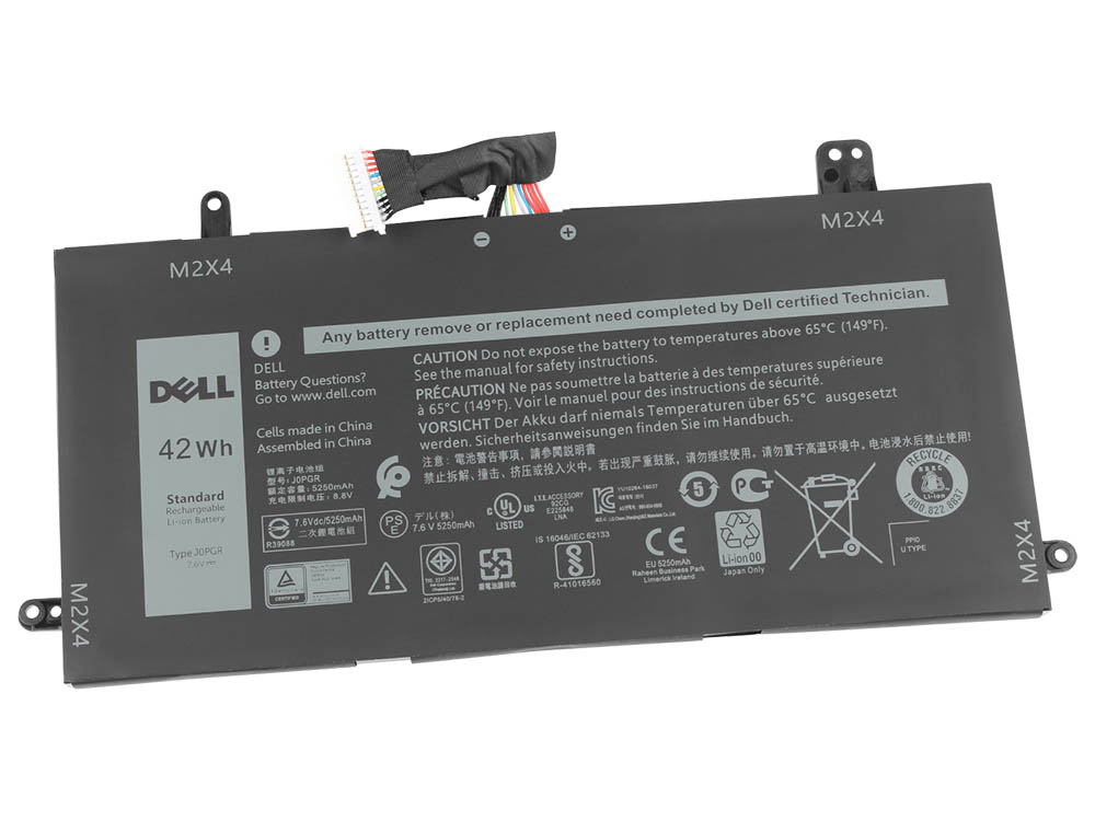 (image for) Original 42Wh 4-Cell Dell J0PGR 0J0PGR X16TW FTH6F Battery