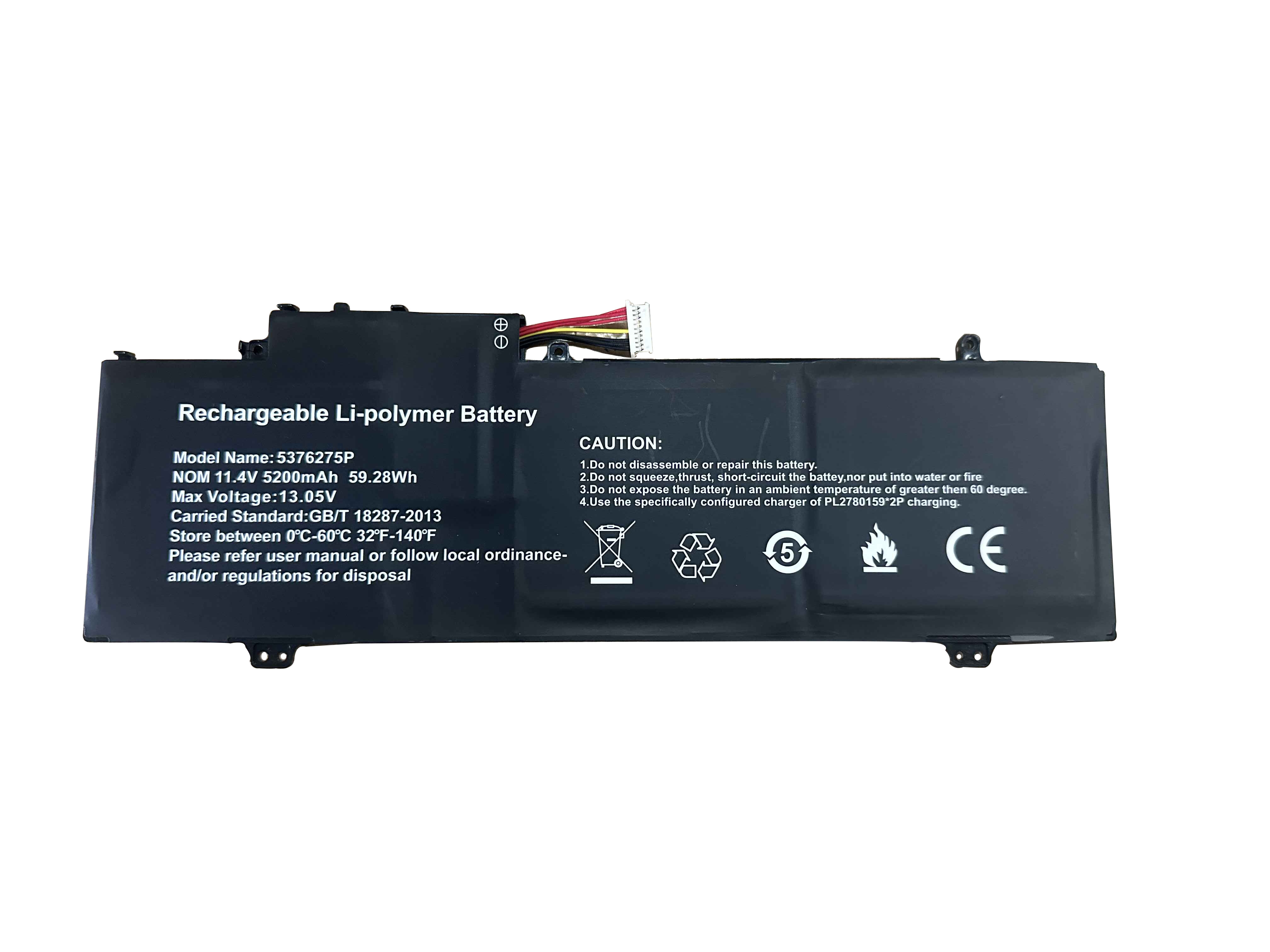 (image for) Battery Gateway 5375275P 5200mAh 59.28Wh