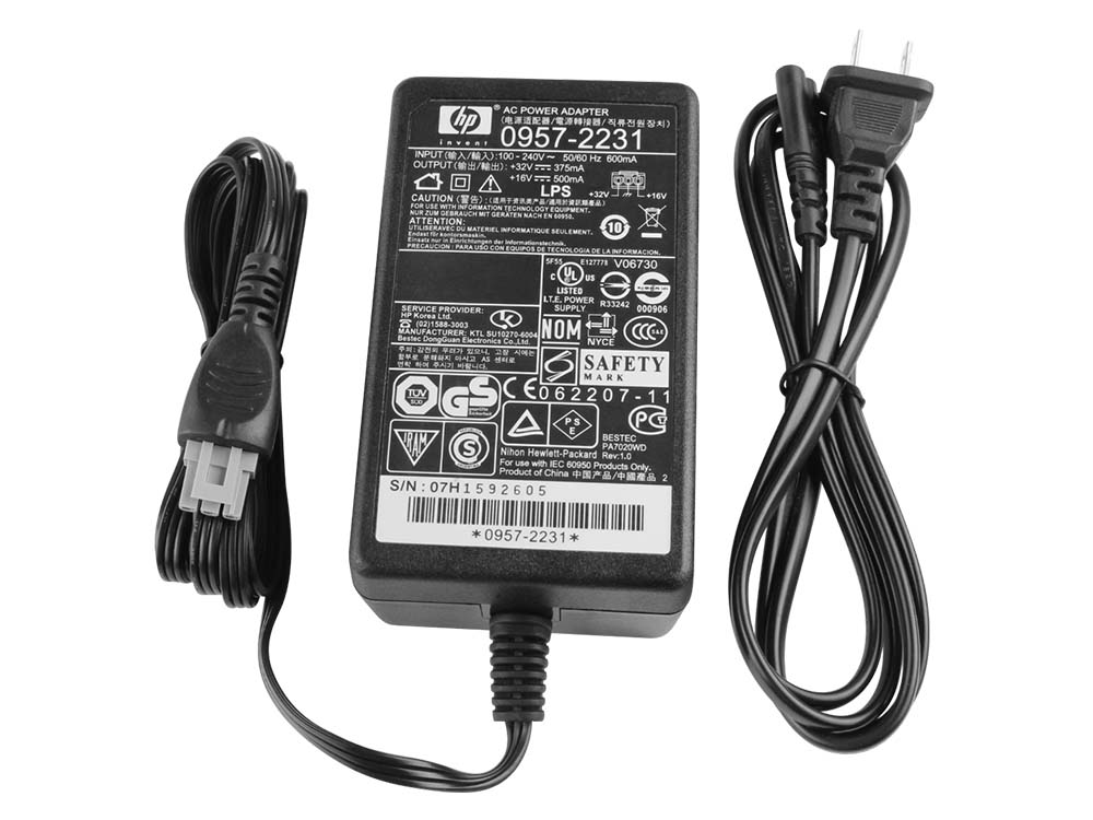 (image for) 12W Charger HP Deskjet D1455 Printer AC Adapter