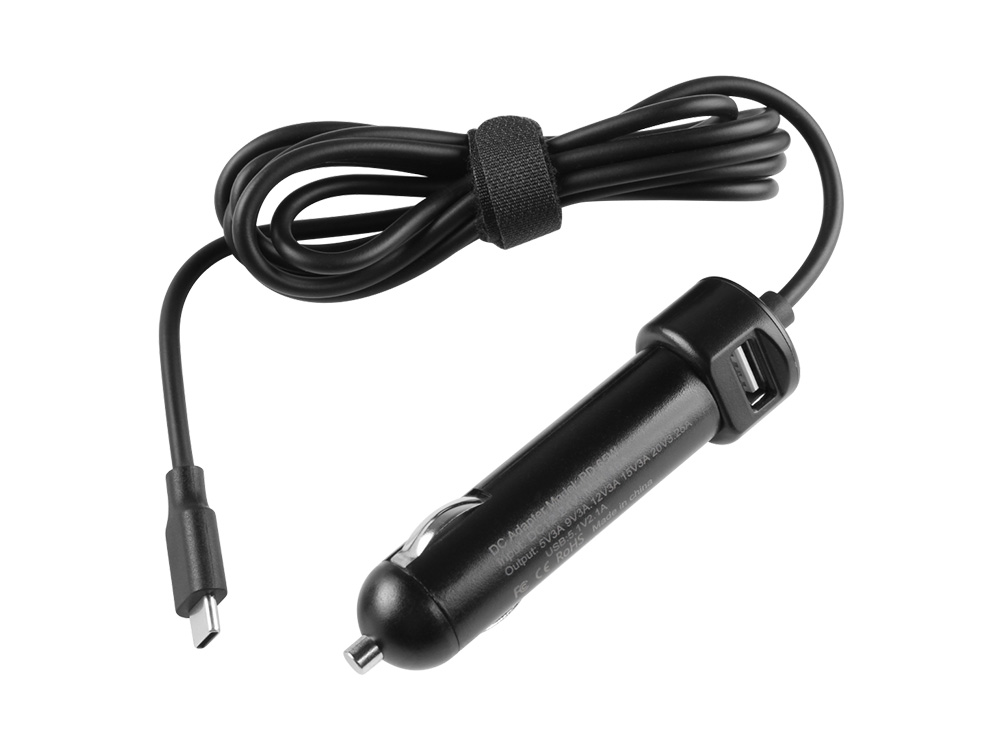 (image for) 65W USB-C Car Charger Acer Nitro V 14 ANV14-61-R1XX DC Adapter